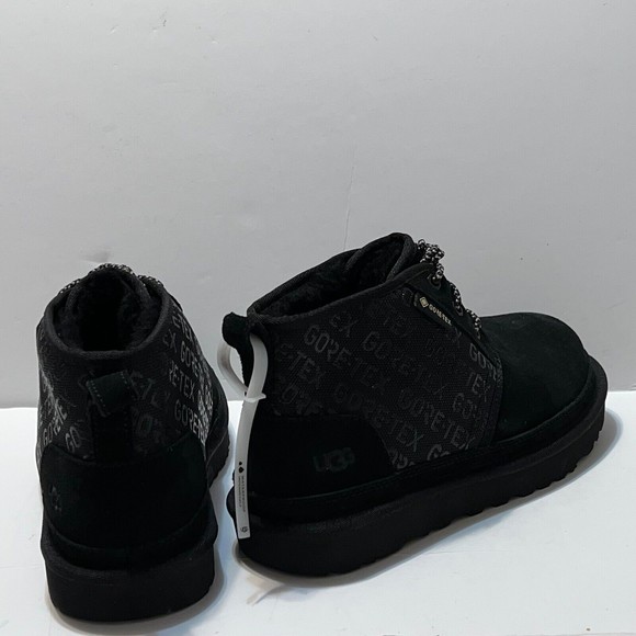 NEW UGG BLACK NEUMEL GORE-TEX WATERPROOF SUEDE ANKLE BOOTS MENS US 7 EUR 40 main image 13